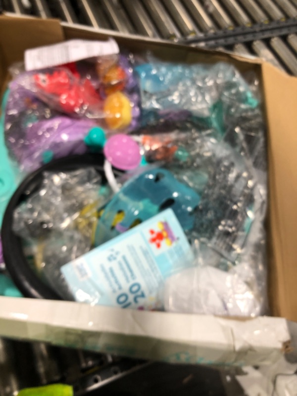 Photo 1 of Bright Starts Disney The Little Mermaid Sea of Activities Baby Activity Jumper with Interactive Toys, Lights & Music with Disney Princess Ariel, 6-12 Months (Blue)