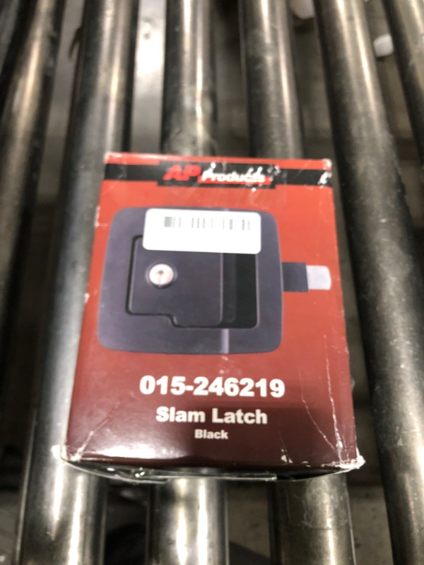 Photo 1 of AP Products 015-246219 RV Entrance Slam Lock, Black