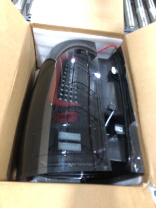 Photo 1 of Cenfeild LED Tail Lights Assembly Fit for GMC Sierra 1500 07-13 (SL, SLE, SLT, WT), 2500HD 3500HD 07-14 (only fit 3500HD with Single Rear Wheel Model), Rear Taillights, Black Housing Smoked Lens