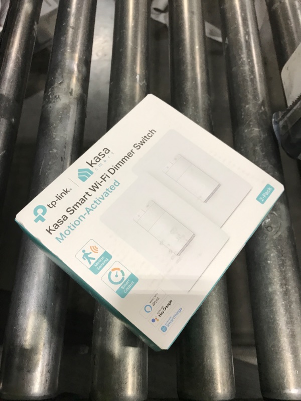 Photo 1 of Kasa Smart Motion Sensor Switch, Dimmer Light Switch, Single Pole, Needs Neutral Wire, 2.4GHz Wi-Fi, Compatible with Alexa & Google Assistant, UL Certified, No Hub Required(ES20MP2) White 2-Pack