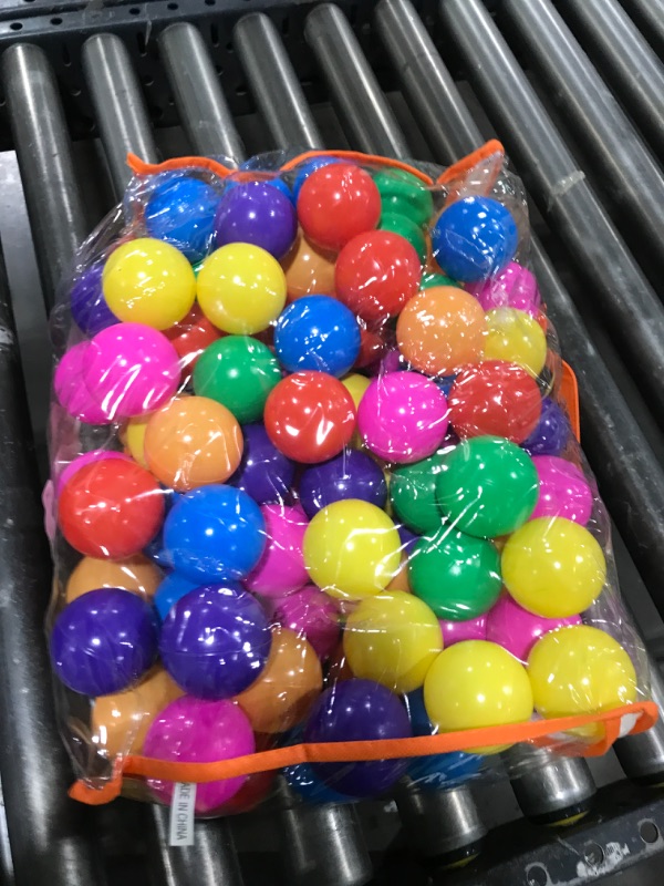 Photo 1 of Vanland Ball Pit Balls for Baby and Toddler Phthalate Free BPA Free Crush Proof Plastic - Multicolored Pit Balls in Reusable Play Toys for Kids with Storage Bag