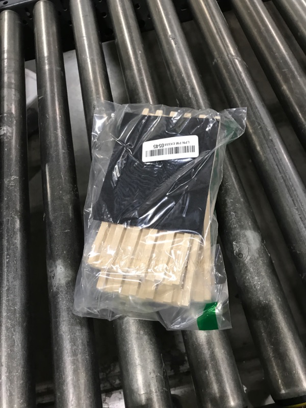 Photo 1 of SUTIMSHE Natural Wood Domino Racks, Domino Tiles Holders,Domino Trays Set of 4 for Mexican Train Chickenfoot and Other Dominoes Games