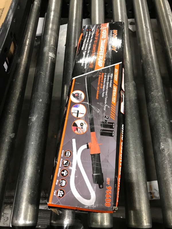 Photo 1 of HORUSDY Battery Portable Battery Operated Gas & Water Pump, Powered Fuel Transfer Pump, 2.2GPM Gasoline & Liquid Siphon Pump, Automatic Gas Pump for Gas Can & Tank, Handheld Liquid Transfer Pump