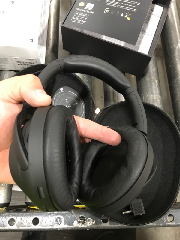 Photo 1 of Sony WH-1000XM4 Wireless Premium Noise Canceling Overhead Headphones with Mic for Phone-Call and Alexa Voice Control, Black WH1000XM4