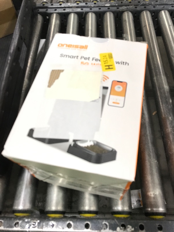 Photo 1 of oneisall Automatic Cat Feeder with 5G WiFi, Automatic Cat Food Dispenser for 2 Cats Small Pets, 20 Cups/5L Timed Dry Food Dispenser with APP Control
