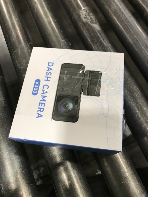 Photo 1 of Dash Cam 1296P Front Dashcam, V300 WiFi Dash Camera for Cars with App, Night Vision, Mini Hidden Single Car Camera, Loop Recording, 24H Parking Mode, Support 256GB Max, Black