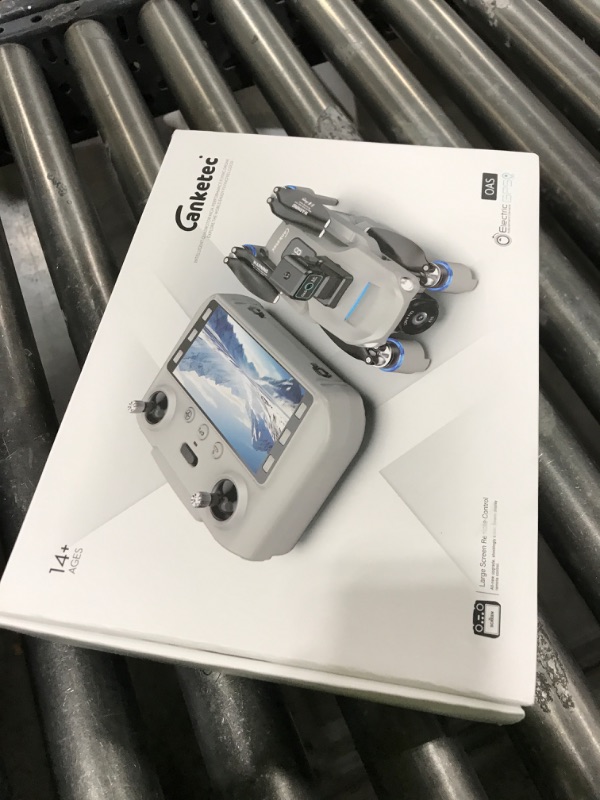 Photo 1 of Drone with Camera for Adults 4K, Upgraded 4.5inch LCD RC Screen, GPS 2-Axis Gimbal Quadcopter Brushless Motor, Auto Return, Follow Me, Waypoint Fly, Optical Flow, Visual Tracking,60 Mins Flight, Foldable 5G Transmission FPV Quadcopter for Beginners