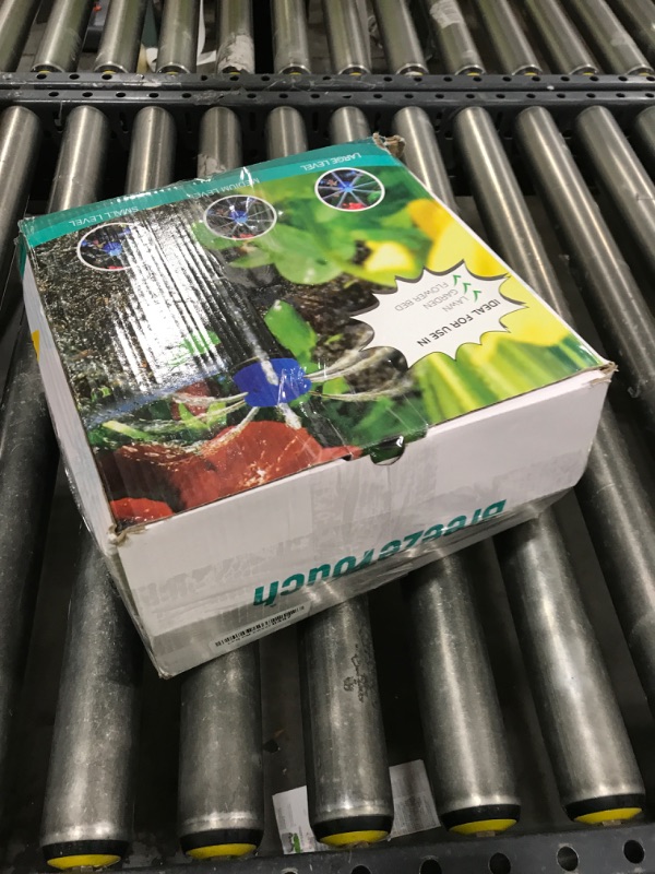 Photo 1 of Breeze Touch 230ft Quick-Connect Drip Irrigation System, Automatic Garden Watering System with 1/2" & 1/4" Fast-Lock Tubing - Adjustable Nozzles & Sprinklers for Garden,Greenhouse, Lawn,Potted Plants