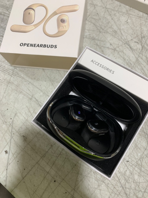 Photo 1 of Bluetooth Earbuds Wireless Headphones, 50Hrs Playtime Stereo Sound Earphones with lPX7 Waterproof Open Ear Buds, ldeal for Fitness, Travel