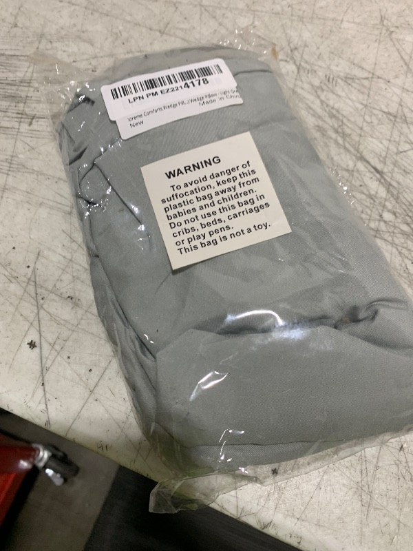 Photo 1 of Xtreme Comforts Wedge Pillow Cover - Allergy-Friendly & Easy to Clean Cover - Fits Our (27" x 25" x 7") Wedge Pillow - Light Grey