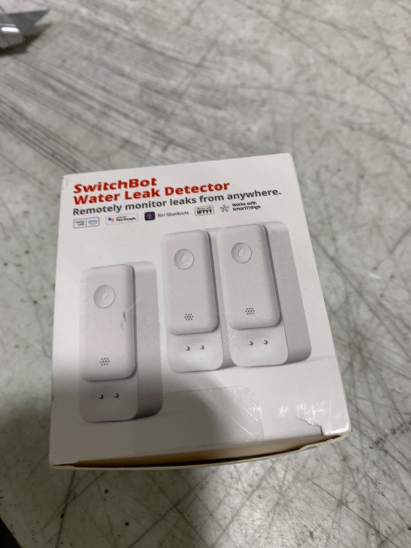Photo 1 of SwitchBot WiFi Water Sensor, Smart Water Leak Detector, 100dB Adjustable Alerts & App Alerts, IP67 Waterproof, Wireless Detector for Kitchen, Bathroom, Basement, No Hub Required (Support 2.4G) (3)