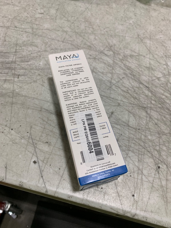 Photo 1 of MAYA LT1000P Water Filter Replacement, Compatible with: LG ADQ747935, MDJ64844601, LMXS28626D, LT1000PC, LT-1000PC Kenmore 46-9980, 469980, 1 Pack