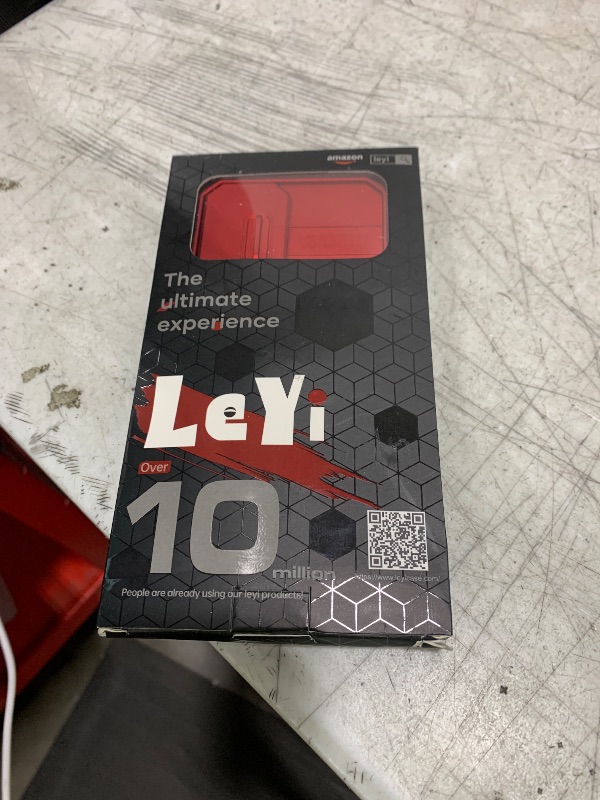 Photo 1 of LeYi Compatible for Samsung Galaxy-S25 Case: Samsung S25 Case with Screen Protector Tempered Glass X 2 & Magnetic Stand, Military-Grade Protective Cell Phone Funda para S 25, Red