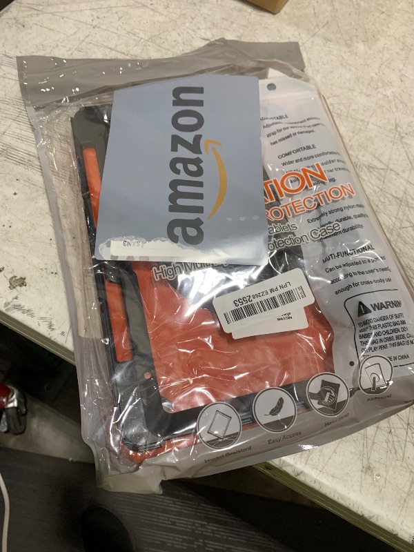 Photo 1 of Case for iPad (A16) 11th/10th Generation Case: Protective Cover for iPad 11th Gen 11 Inch 2025 &10th Gen 10.9" 2022 with Screen Protector- Stand- Shoulder Strap- Handle- Pencil Holder-Orange