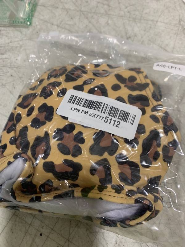 Photo 1 of Tainehs Women's Push Up V Neck Bikini Tops Criss Cross Back Padded Bathing Suit Top Only Leopard