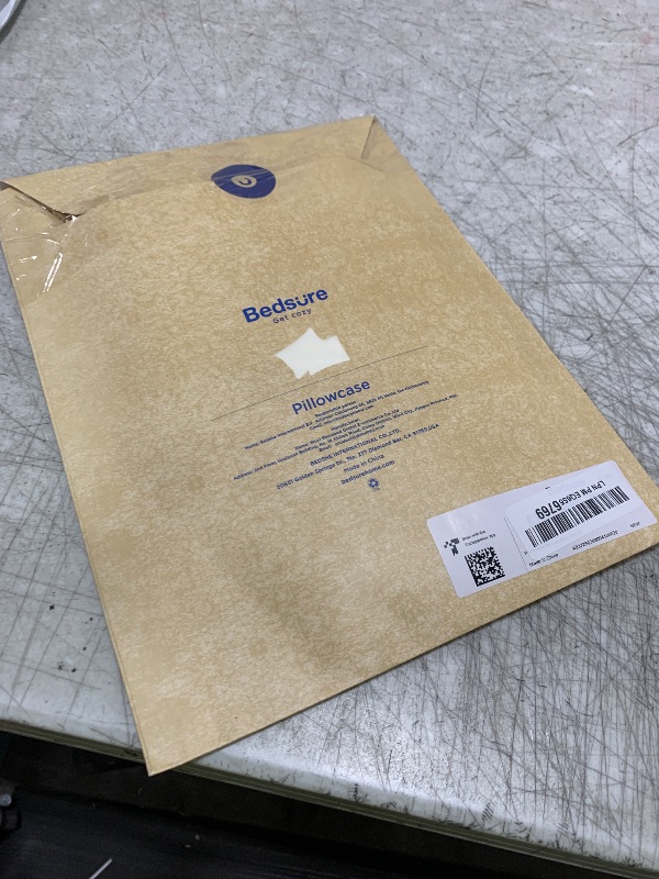 Photo 1 of Bedsure King Size Pillow Cases Set of 2, Rayon Derived from Bamboo Cooling Pillowcase for Hot Sleepers, Cool Pillow Covers with Envelope Closure for Women, Men, Cream, 20x36 Inches