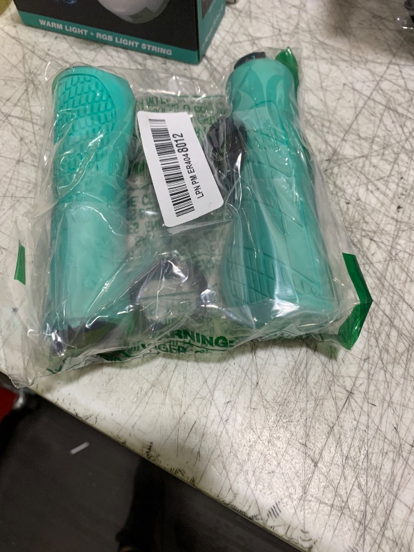 Photo 1 of CROSSSELL Ergonomic Bike Grips, Handlebar Grip, Bicycle Handlebar Grips, Mountain Bike Handlebar Grips, Single Lock-on Mountain Bike Grips, Non-Slip Handle Grips Sky Blue