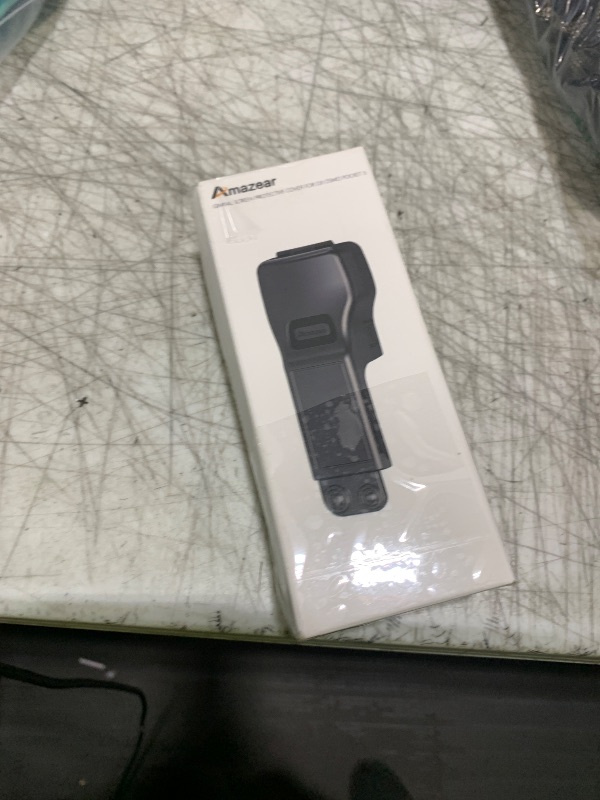 Photo 1 of Amazear Gimbal Screen Protective Cover for DJI Osmo Pocket 3 Accessories,DJI Pocket3 Camera Lens Cap Hard Case with Soft Lining, Compact Design, Quick Open/Close, Black