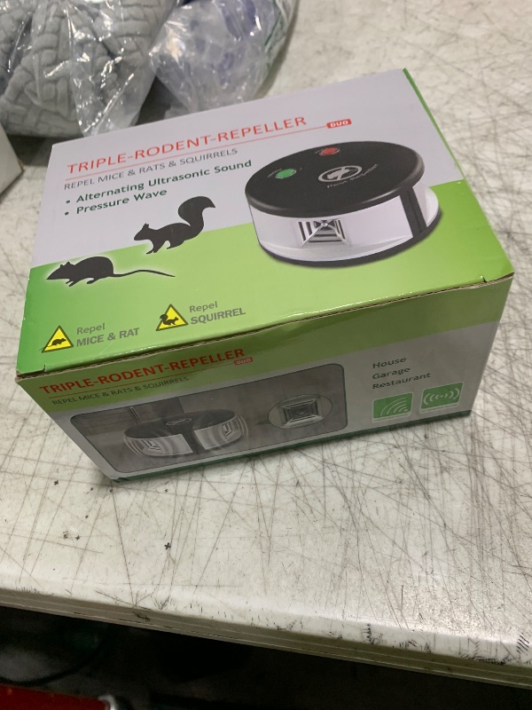 Photo 1 of Triple Rodent Repeller Repells Mice Rats Squirrels Pressure Wave
