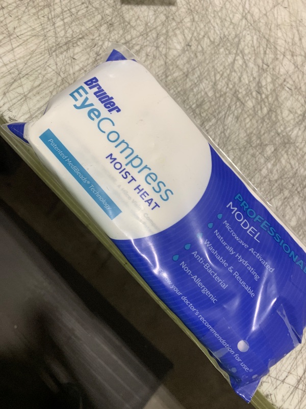 Photo 1 of Bruder Moist Heat Eye Compress | Microwave Activated | Fast Acting and Effective Relief for Dry Eye and Other Eye Irritation