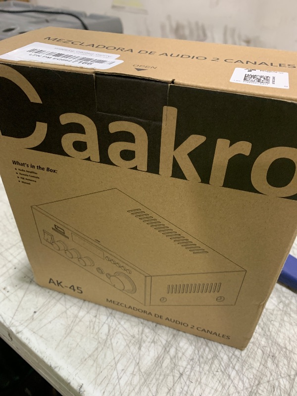 Photo 1 of Daakro AK45 Stereo Audio Amplifier,300W Home 2 Channel Wireless Bluetooth 5.0 Power Amplifier System, Home Amplifiers FM Radio, USB, SD Card, with Remote Control Home Theater Audio Stereo System
