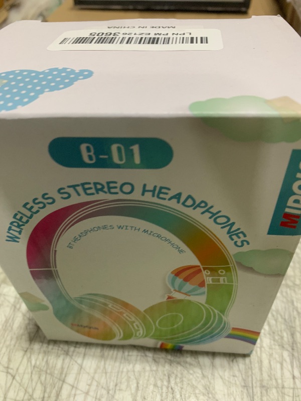 Photo 1 of MIDOLA Kids Headphones Bluetooth 5.3 Wireless 60H Play Time Volume Limit 85/110dB Over Ear Foldable Protection Headset/Wired AUX Cord Mic for Children Boy Girl Travel School Phone Pad Tablet Red