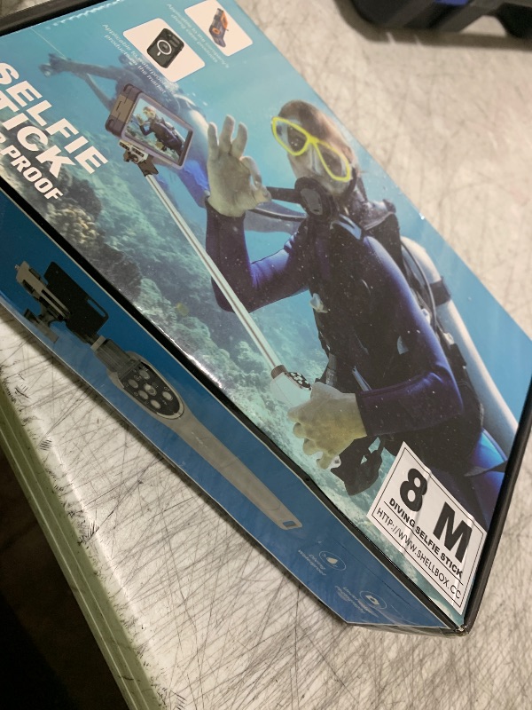 Photo 1 of Selfie Stick, Extendable & Portable Diving Surfing Swimming Waterproof Bluetooth Phone Selfie Stick, Underwater Photo/Video Recording Compatible with Apple Samsung etc iPhone/Android All Cellphones