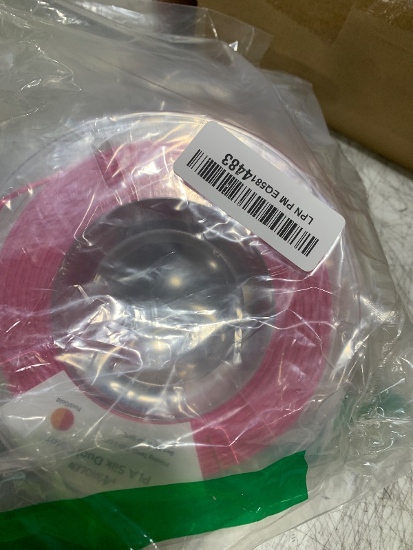 Photo 1 of AMOLEN Silk PLA 3D Printer Filament Bundle, Shiny Dual Color Filament 1.75mm Pack, Multi Color Change 3D Printing Filament for Most FDM 3D Printer, 4 Spools 200g Each