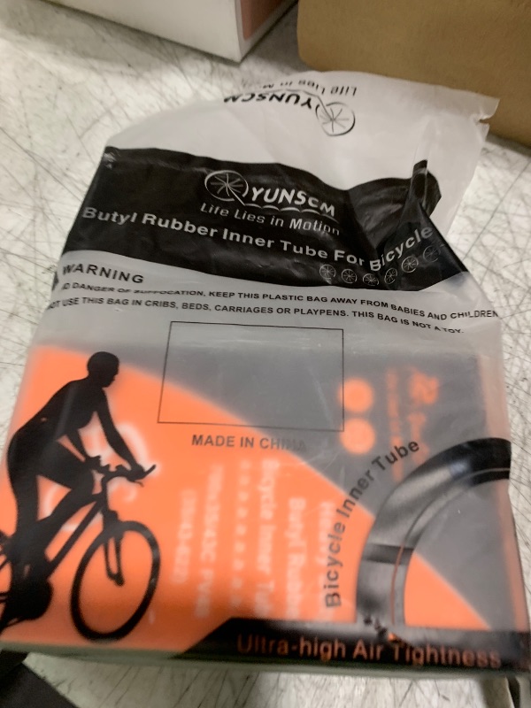 Photo 1 of 700C Heavy Duty Bike Tubes 700x35C/38C/40C/43C FV48 Presta Valve (35/43-622) 700C Bicycle Inner Tubes Compatible with 700 x 35C 700x36C 700x37C 700x38C 700x40C 700x42C 700x43c Bike Tire Tubes 1-PCS