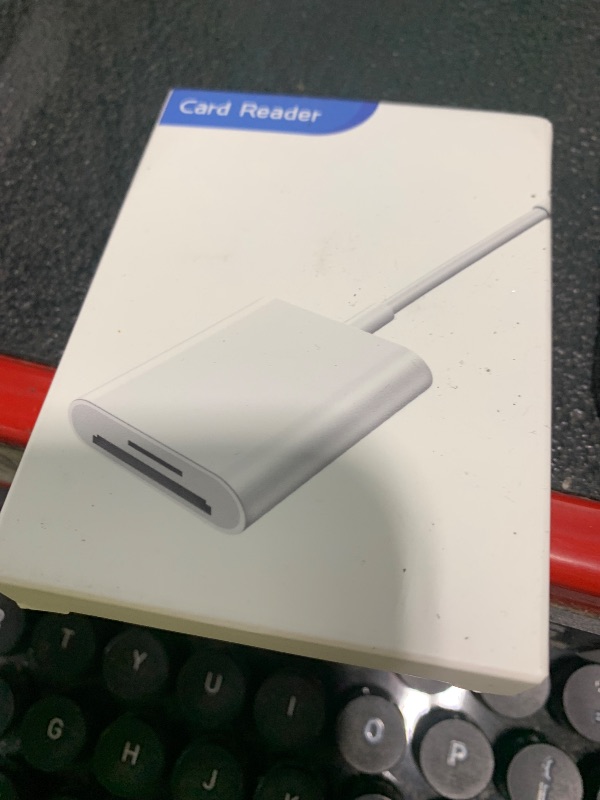 Photo 1 of SD Card Reader for iPhone iPad Camera,Dual Card Slot Memory Card Reader Supports SD and TF Card Trail Camera Viewer Sd Card Adapter Portable Micro Sd Card Reader No Application Required Plug and Play