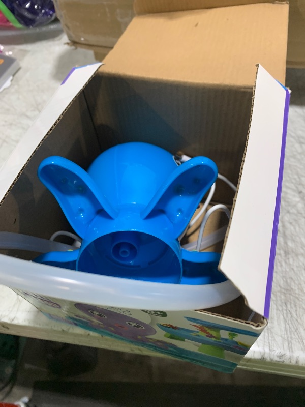 Photo 1 of Intoypad Water Table Pump, Octopus Battery Powered Water Pump for Water Table 3 Hours Non-Stop Fun Summer Outdoor Water Toys Outside Water Play Table Accessories for Toddlers Kids (Blue)