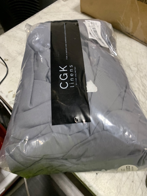 Photo 1 of Duvet Cover Twin/Twin XL Size Set - Extra Soft Twin/Twin XL Size Duvet Cover 68 x 90 with 1 Pillow Shams - Hotel Luxury and Fade Free with Zipper Closures & Ties - Breathable Bedding Set (Dark Grey)