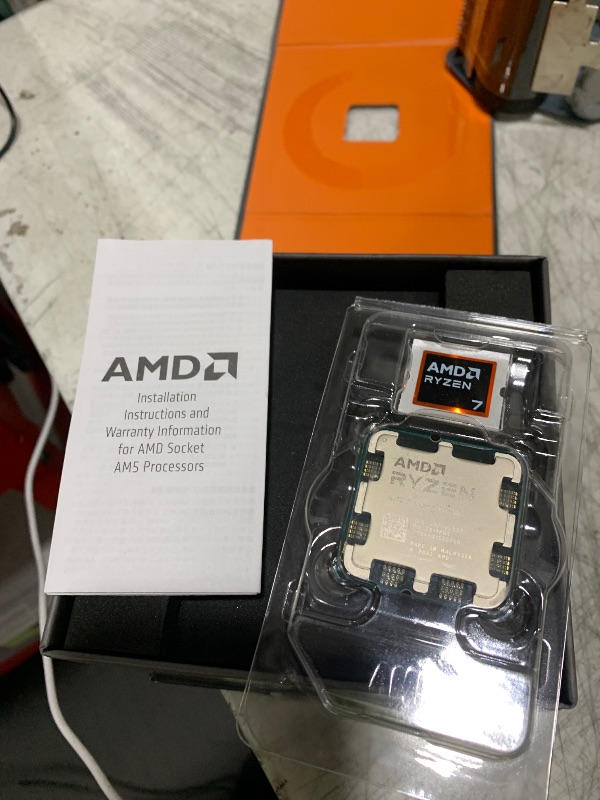 Photo 1 of AMD Ryzen 9 7900X 12-Core, 24-Thread Unlocked Desktop Processor