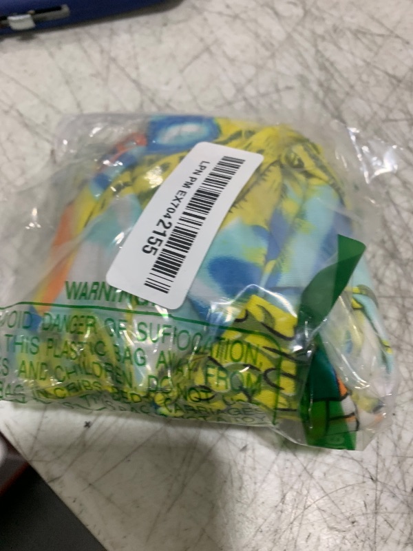 Photo 1 of Tangpan Hawaiian Beach Coconut Tree Print Dog Shirt Summer Camp Shirt Clothes (Yellow,XL)