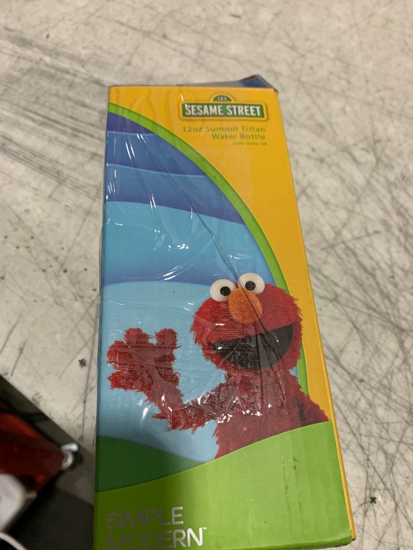 Photo 1 of Simple Modern Sesame Street Kids Water Bottle Plastic BPA-Free Tritan Cup with Leak Proof Straw Lid | Reusable and Durable for Toddlers, Boys | Summit Collection | 12oz, Sesame Street Pals