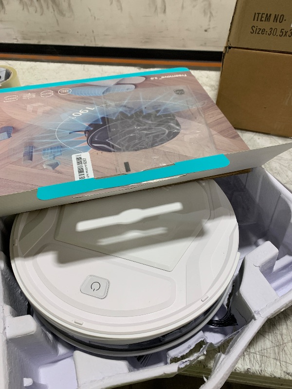Photo 1 of Lefant Robot Vacuum Cleaner, Strong Suction, 120 Mins Runtime, Slim, Low Noise, Automatic Self-Charging, Wi-Fi/App/Alexa Control, Ideal for Pet Hair Hard Floor and Daily Cleaning, M210