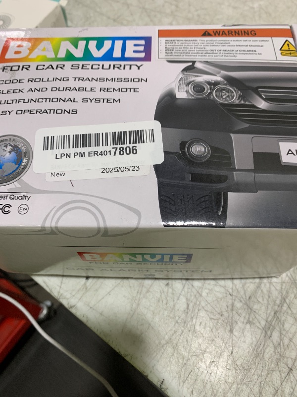 Photo 1 of BANVIE Car Alarm System, Security Antitheft Alarm Systems with Keyless Entry, with Microwave Sensor & Shock Sensor