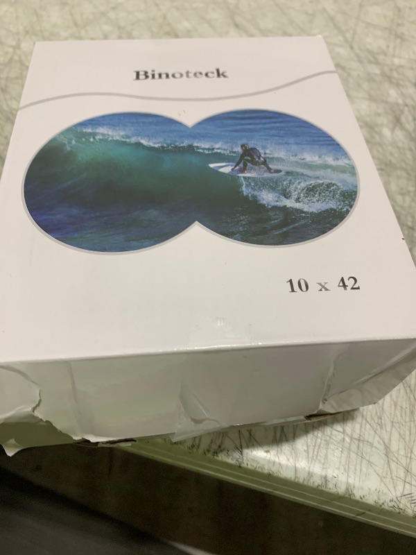 Photo 1 of Binoteck 10x42 Binoculars for Adults - Professional HD Roof BAK4 Prism Lens Binoculars for Bird Watching, Hunting, Travel, Sports, Cruise, Concert, with Carrying Bag