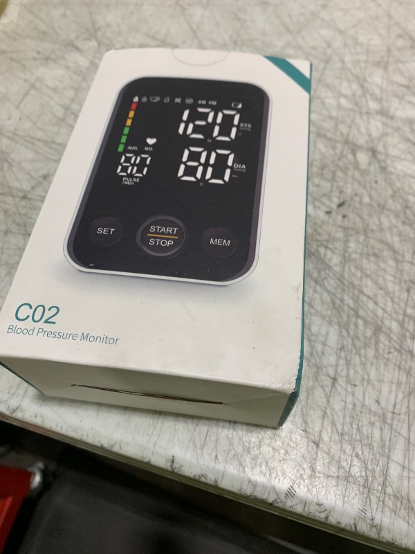 Photo 1 of Oklar Blood Pressure Monitor Upper Arm Monitors for Home Use BP Machine Sphygmomanometer with 2x120 Reading Memory Adjustable Arm Cuff 8.7"-15.7" Large Display with LED Background Light Storage Bag