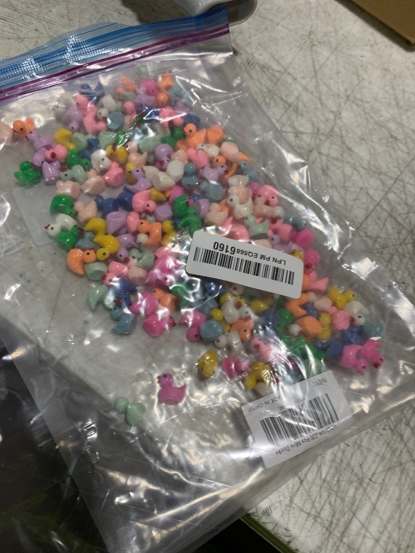 Photo 1 of LOUHUA Mini Resin Ducks 220 Pack Tiny Duck Figurines Bulk for Miniature Dollhouse Decor Accessories Garden Aquarium Potted Ornament Party Toys DIY Charms Office Classroom Activity to Hide