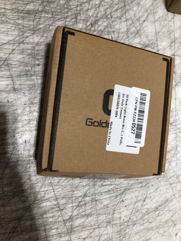 Photo 1 of goldenwarm 10 Pack 3 in Light Brass Bin Cup Pulls Brushed Gold Cabinet Pulls Gold Cup Drawer Dresser Hardware Closet Door Pulls