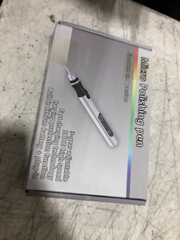 Photo 1 of WGFOIP 3-Speed Variable Quick Charging Grinding Pen, Rechargeable Aluminum Alloy for Easy Carving for DIY Projects