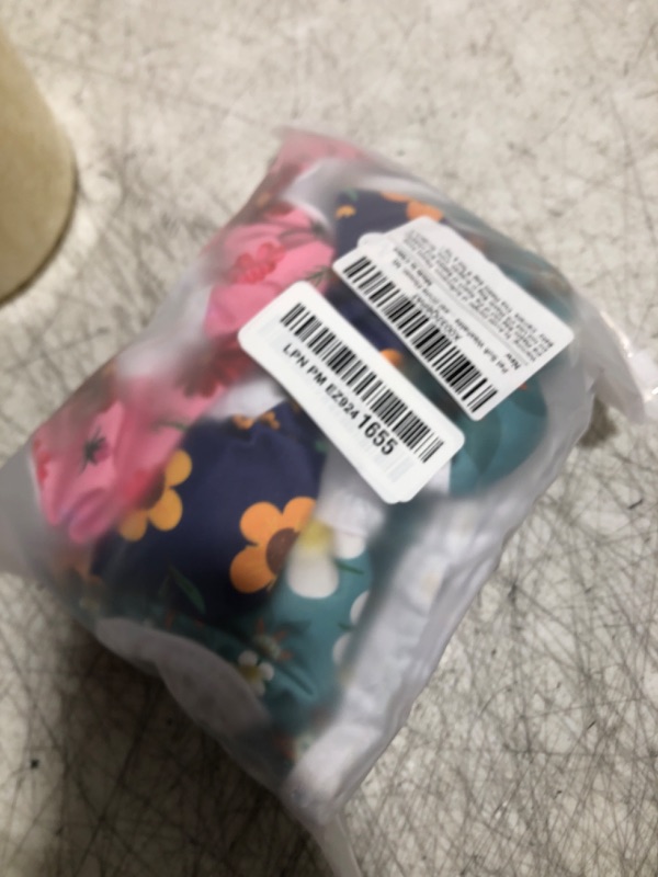 Photo 1 of Pet Soft Washable Female Diapers (3 Pack) Female Dog Diapers, Comfort Reusable Doggy Diaper for Girl Dog in Period Heat (Cute Flower, M)