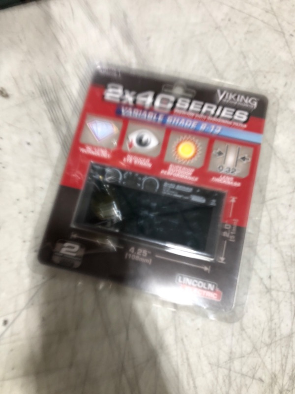 Photo 1 of LINCOLN ELECTRIC 2x4 C-Series Auto-Darkening Welding Lens Variable Shade 8-13 KP3775-1