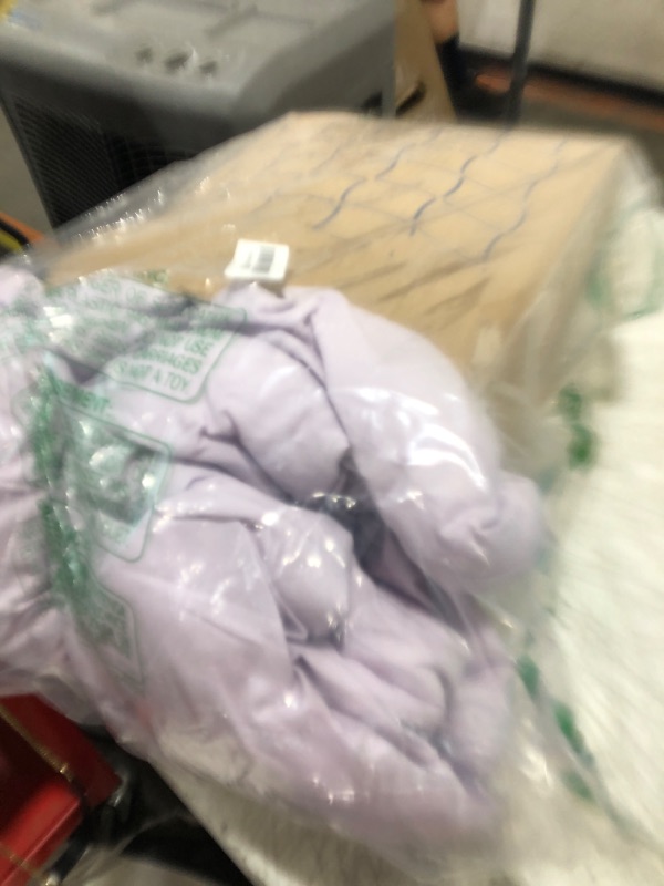 Photo 1 of Bedsure Full Size Comforter Set - 7 Pieces Lavender Full Bedding Set for All Seasons, Boho Contrasting Design Bed in a Bag with Comforter, Sheets, Pillowcases & Shams