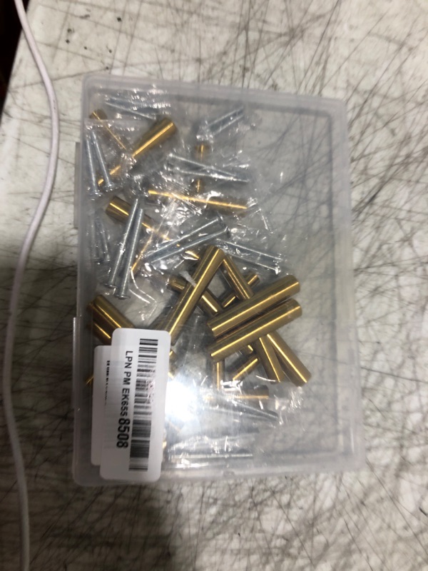 Photo 1 of Romeda 12 Pack Gold Cabinet Knobs, 2in Single Hole Cabinet Hardware with Screws 1in & 1.5in, Gold Drawer Pulls for Kitchen Bedroom Furniture