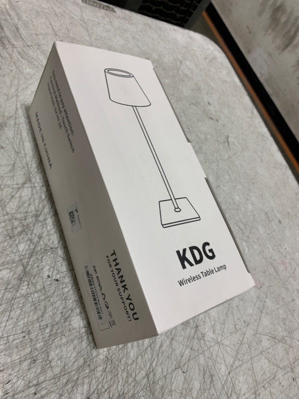 Photo 1 of KDG 2 Pack Cordless Table Lamp,Portable LED Desk Lamp, 5000mAh Battery Operated, 3 Color Stepless Dimming Up, for Restaurant/Bedroom/Bars/Outdoor Party/Camping/Coffee Shop Night Light(Black)