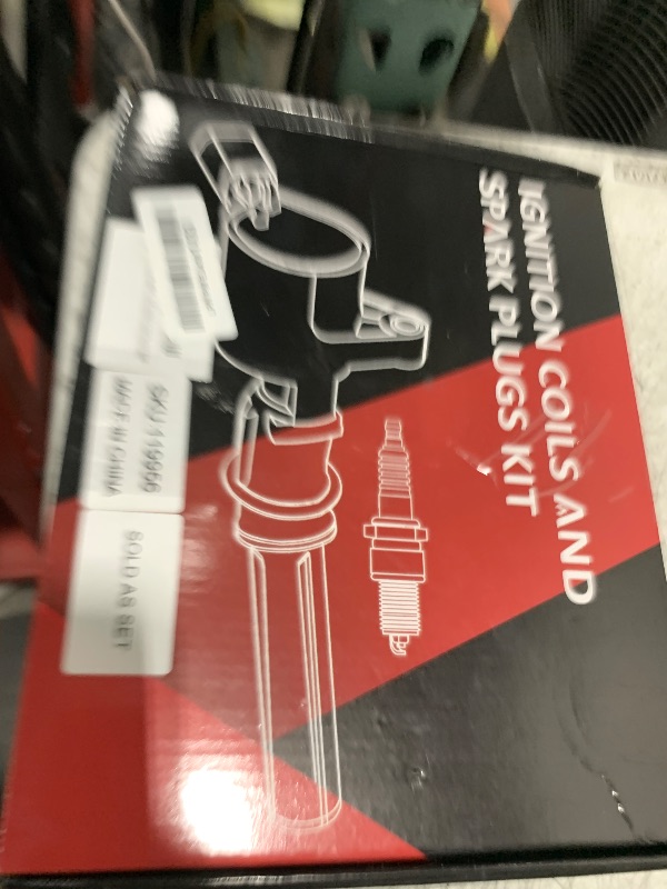 Photo 1 of ECCPP 4 ignition coils with 4 iridium Spark Plugs,UF365,coils packs,for Volvo S40 2000 2001 2002 2003 2004,V40 2000-2004,1.9L,UF365 ?C1259 5c1317 E395