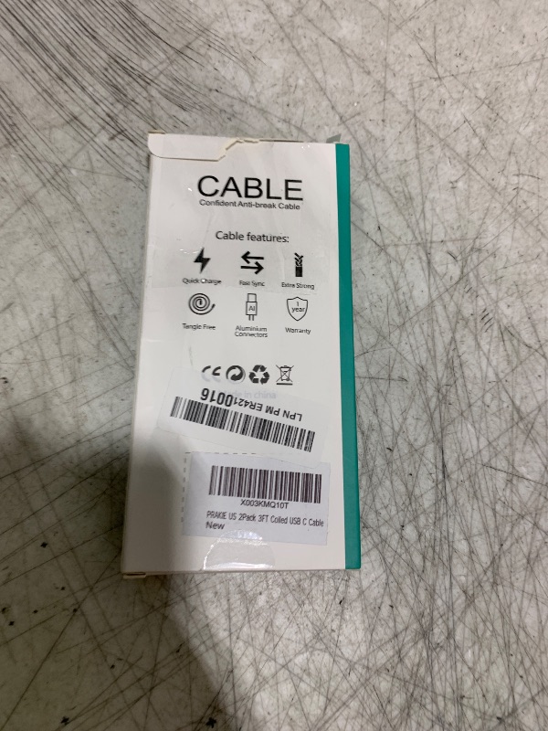 Photo 1 of USB C Cable Fast Charging, 2Pack 3ft Coiled USB A to Type C Charge Cord for Car, USB-C Charging Cable Compatible with iPhone 16/15/Samsung Galaxy S20 S10 S9 S8 Plus Note 10 9 8 and More USB C Devices