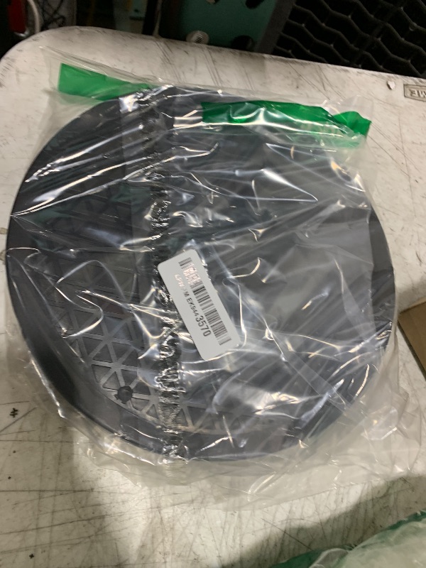 Photo 1 of 10 Inch Lazy Susan Turntable Organizer, Non Skid Large Lazy Susan Turntable for Cabinet, Computer or Laptop, Plastic Turn Table, Black, 1 PC - by RamPro